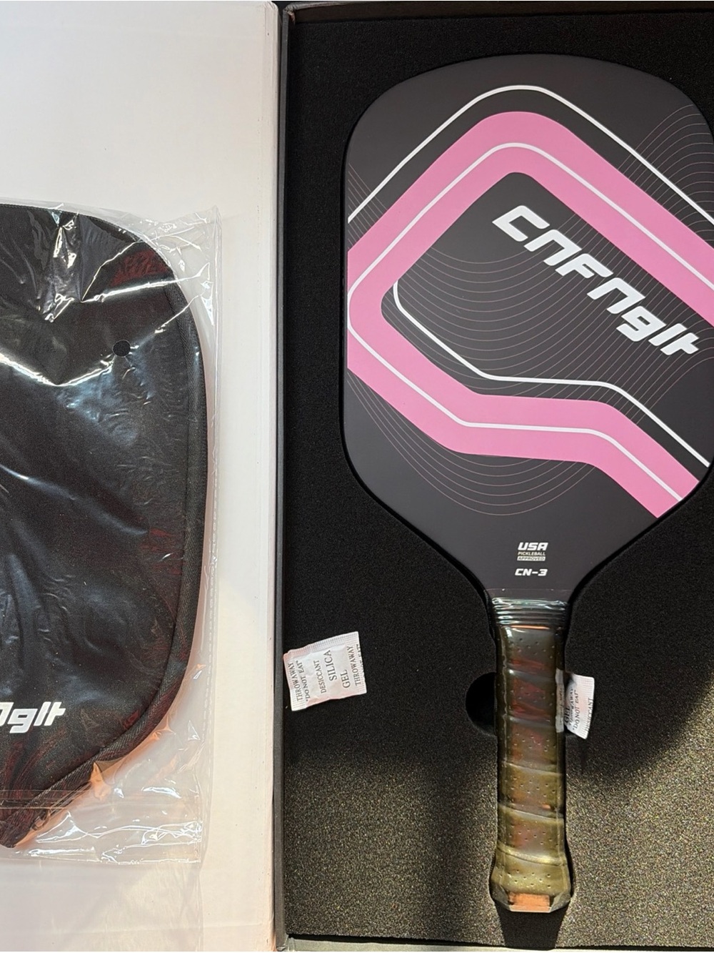 CNFNglt Edgeless Thin Small Grip Women Carbon Fiber Thermoformed Pickleball...